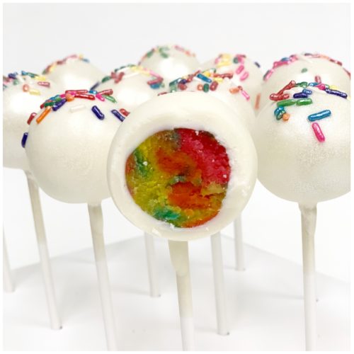 Lisa's Rainbow Cakepops